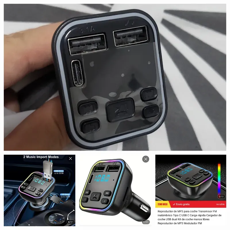 Reproductor Mp3 inalambrico para carros