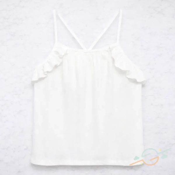 Blusa blanca MANGO
