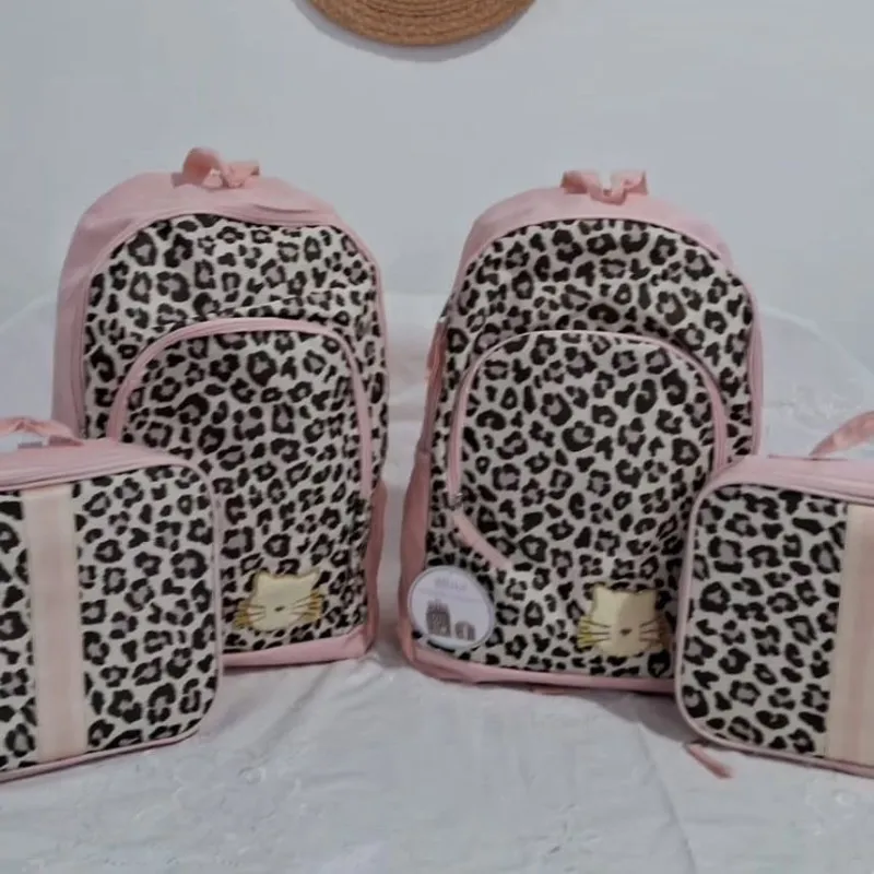 Juego de mochilas animal print