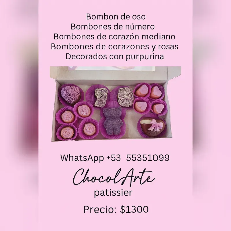  Caja de Bombones Decorativos – Edición Celebración