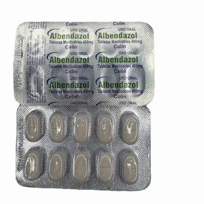 Albendazol (400mg,10t)(NO TIENEN FECHA DE VENCIMIENTO)