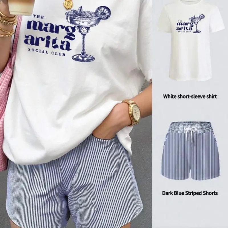 Conjunto de pullover y short azul