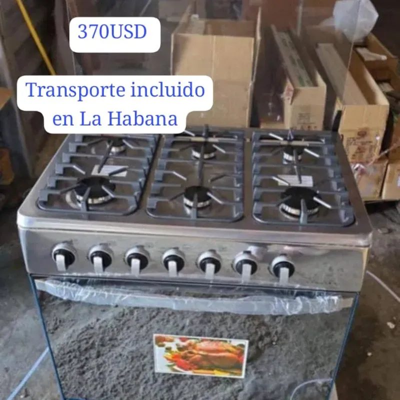 Cocina RUDENKOV 6 hornillas con horno