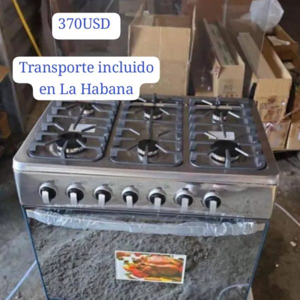 Cocina RUDENKOV 6 hornillas con horno
