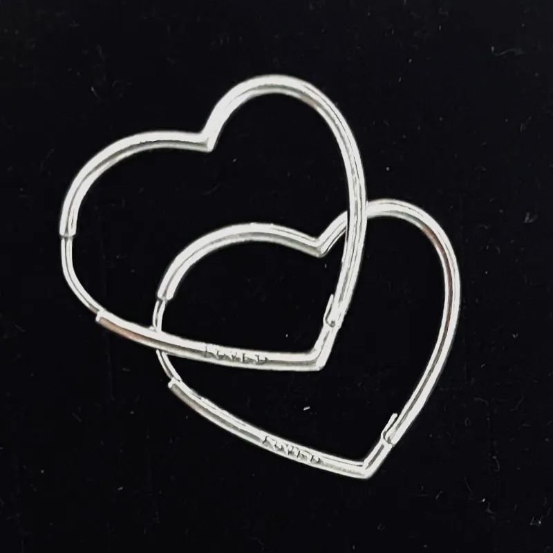 Argollas de corazón medianas