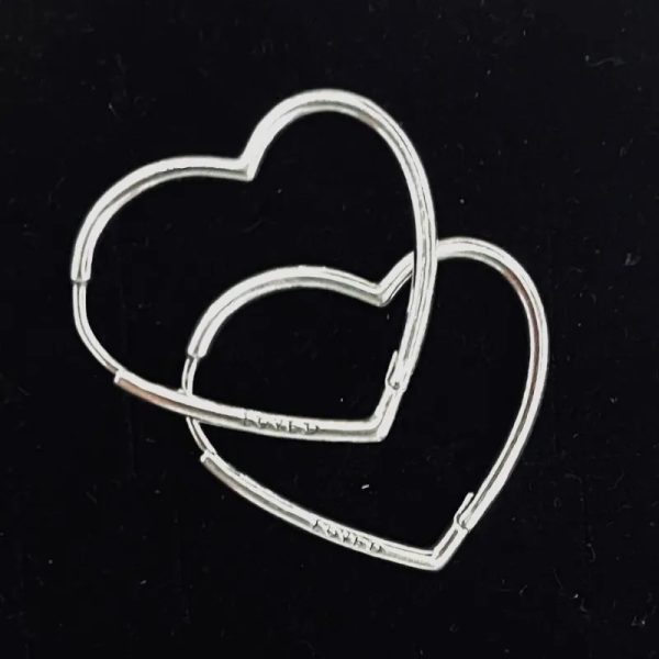 Argollas de corazón medianas