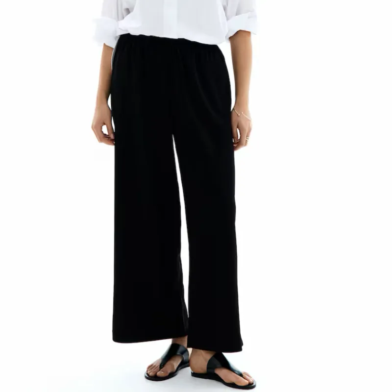 Pantaloneta negra ancha H&M
