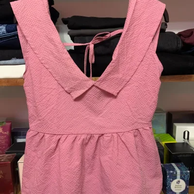 Blusa con vuelo y espalda afuera