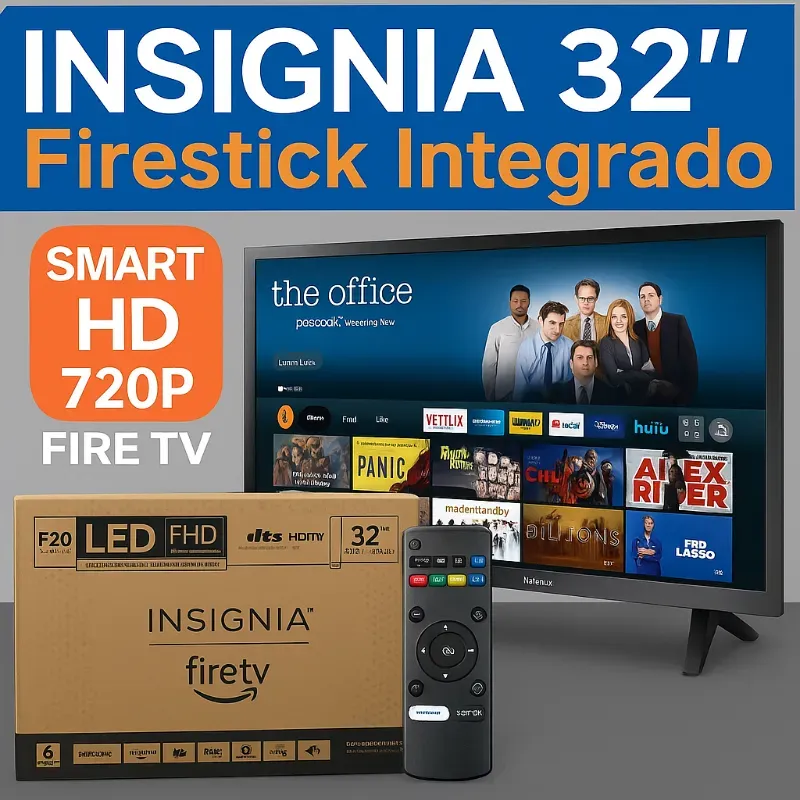  INSIGNIA 32″ Smart TV – F20 Series con Firestick Integrado