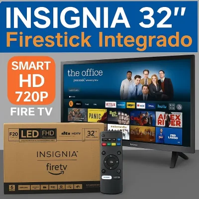  INSIGNIA 32″ Smart TV – F20 Series con Firestick Integrado