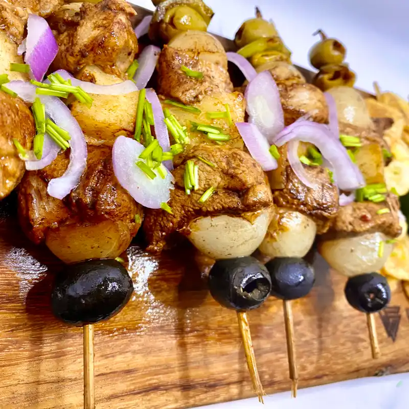 Brochetas de Cerdo