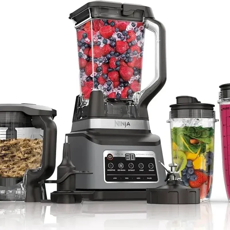 Batidora NINJA PRO BN801 1400WP MEGA SISTEMA DE COCINA (110V/60HZ) LICUADORA / PROCESADOR DE ALIMENTOS / NUTRI NINJA, Nueva en caja.