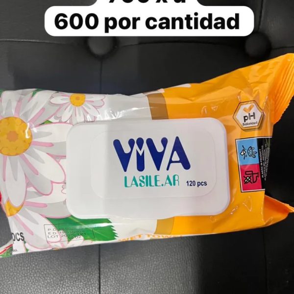 Toallas húmedas viva