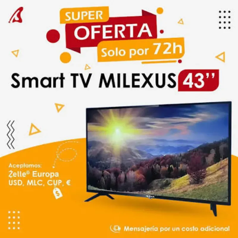Tv de 43 pulgadas milexus