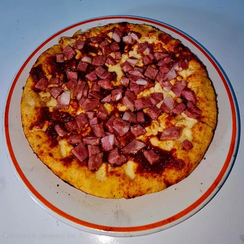 Pizza de Jamón y Queso 