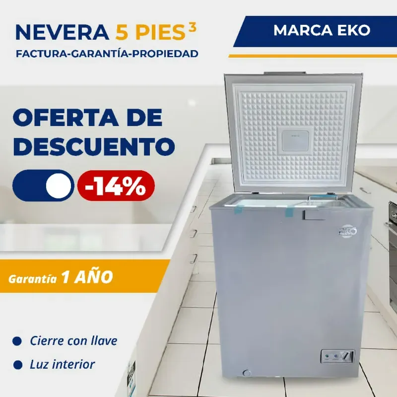 NEVERA DE 5PIES MARCA EKO