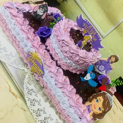 Cake de 2 pisos cuadrado