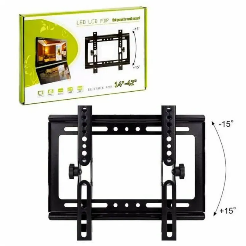 Soporte Fijo y regulable para TV de 14"-42"