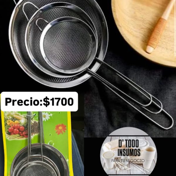 Set Coladores Metal