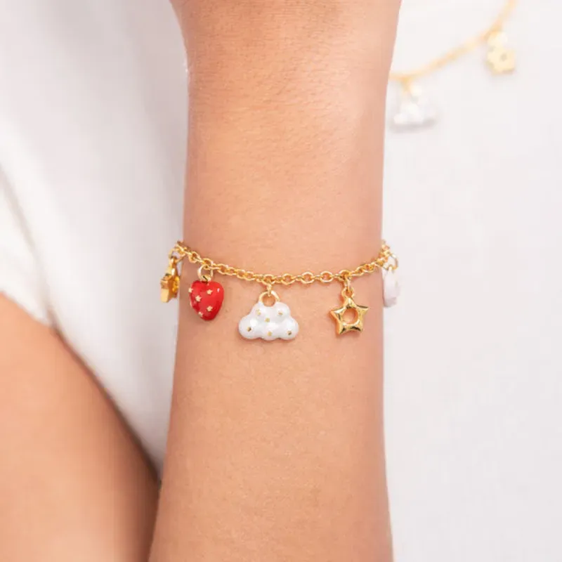 Pulsera Multicharms Nube