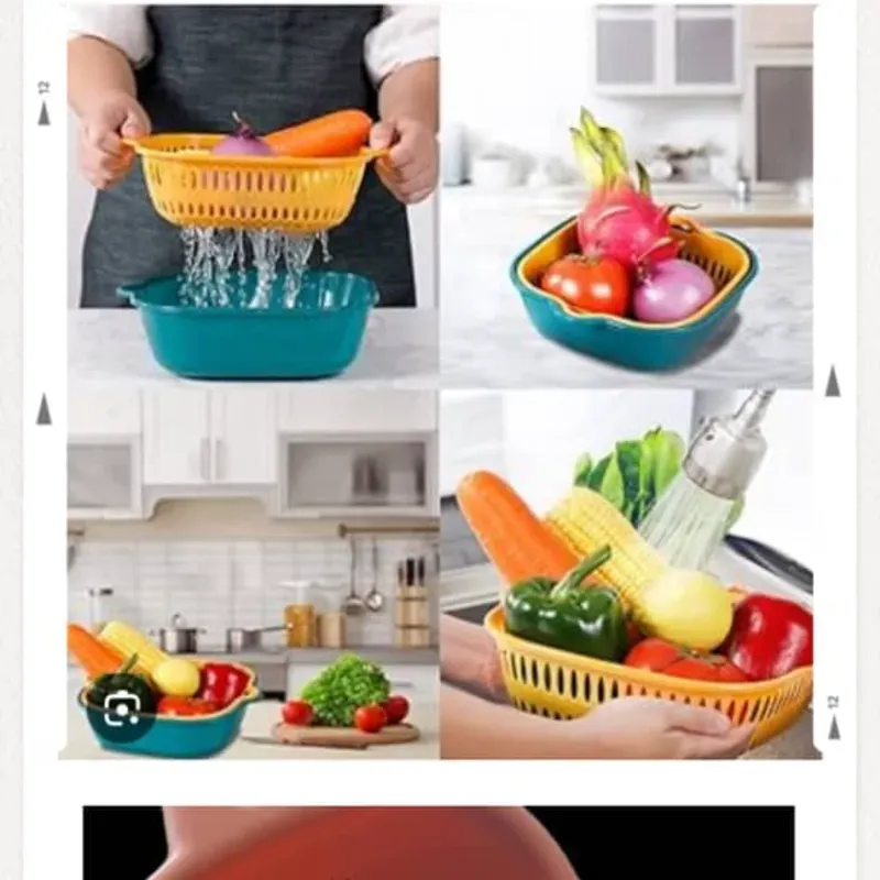 Escurridor de espaguetis y vegetales