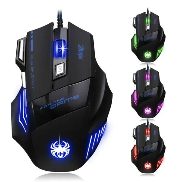 MOUSE GAMER RATÓN ÓPTICO DE CABLE (YUR)