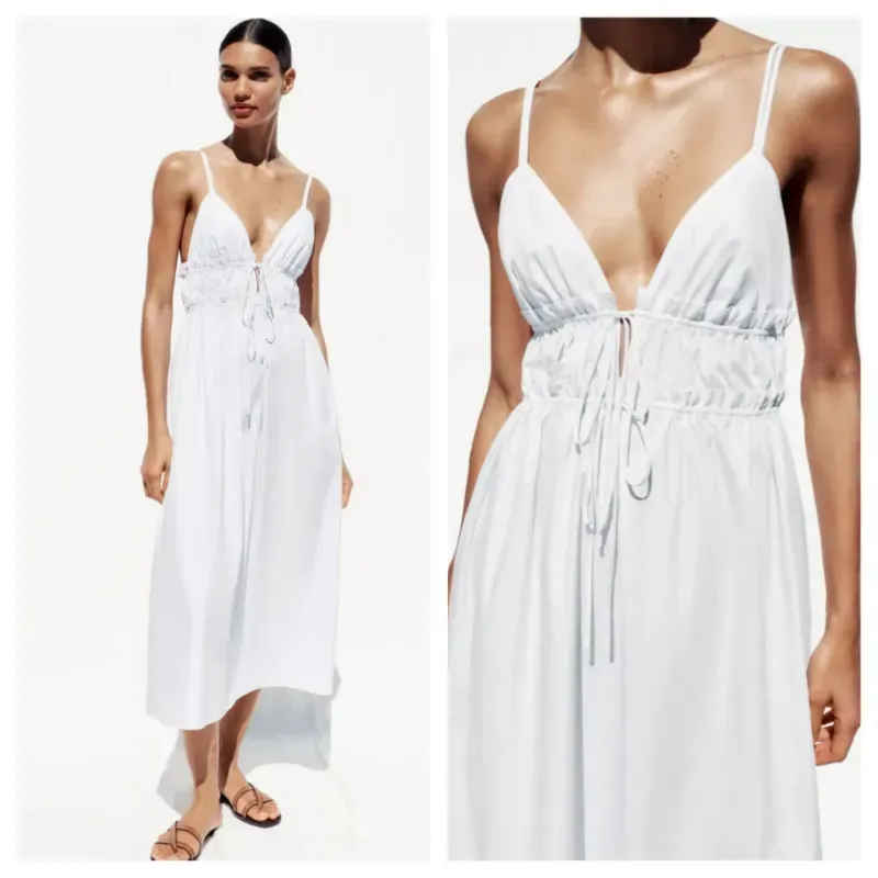 Vestido Zara maxi tirantes