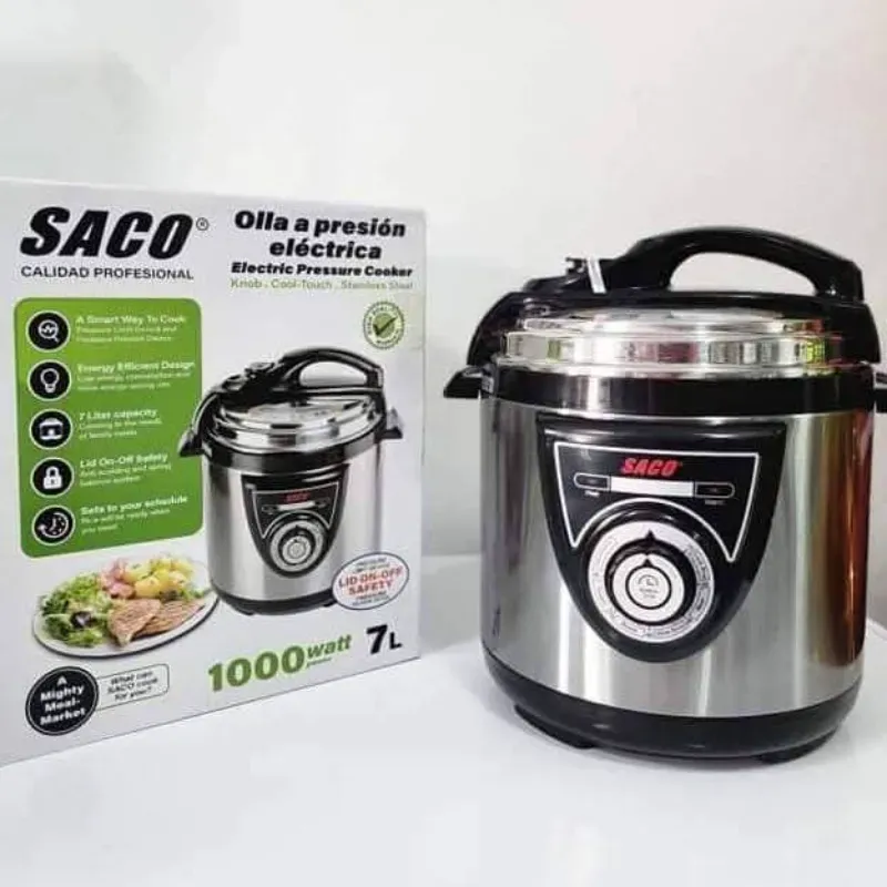 Olla a presión eléctrica. Marca Saco