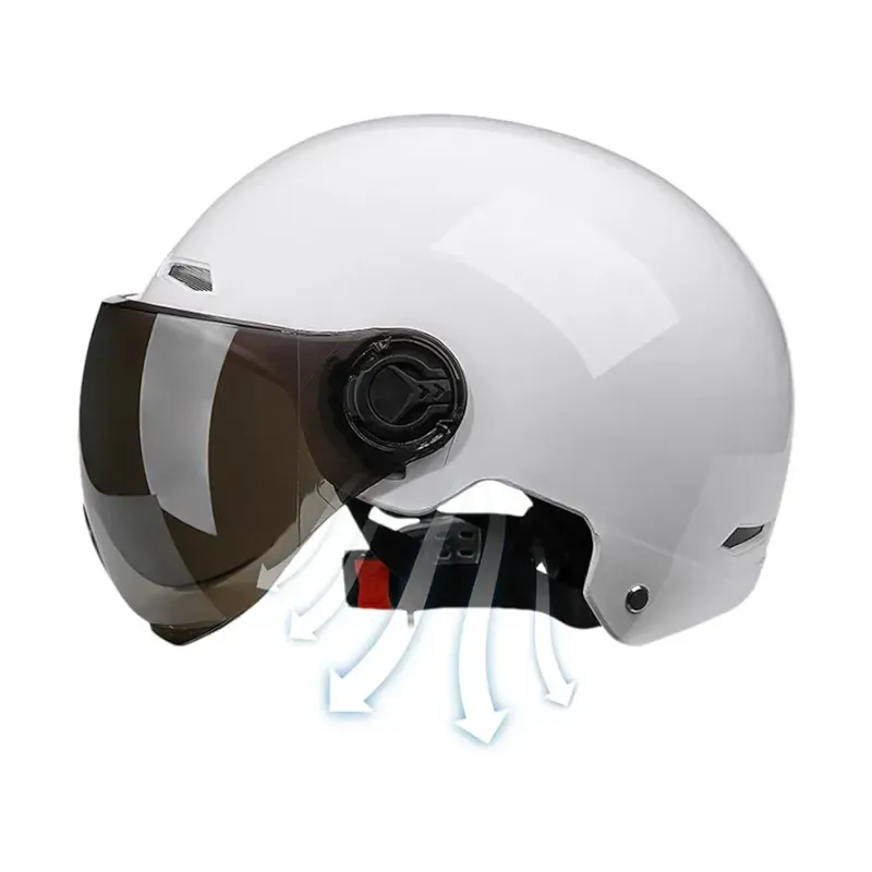 Casco para Moto - Blanco entero