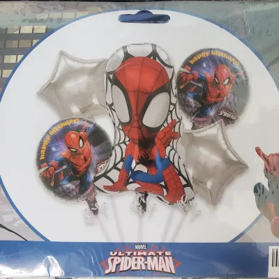 Set de globos Spiderman