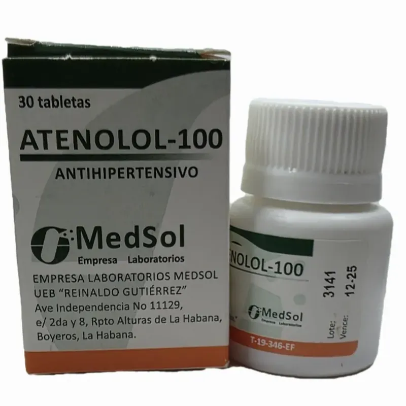 Atenolol( pomo 100mg,30t)vencio 12 -25