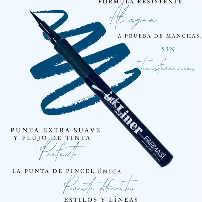 Delineador de plumón Resistente al agua