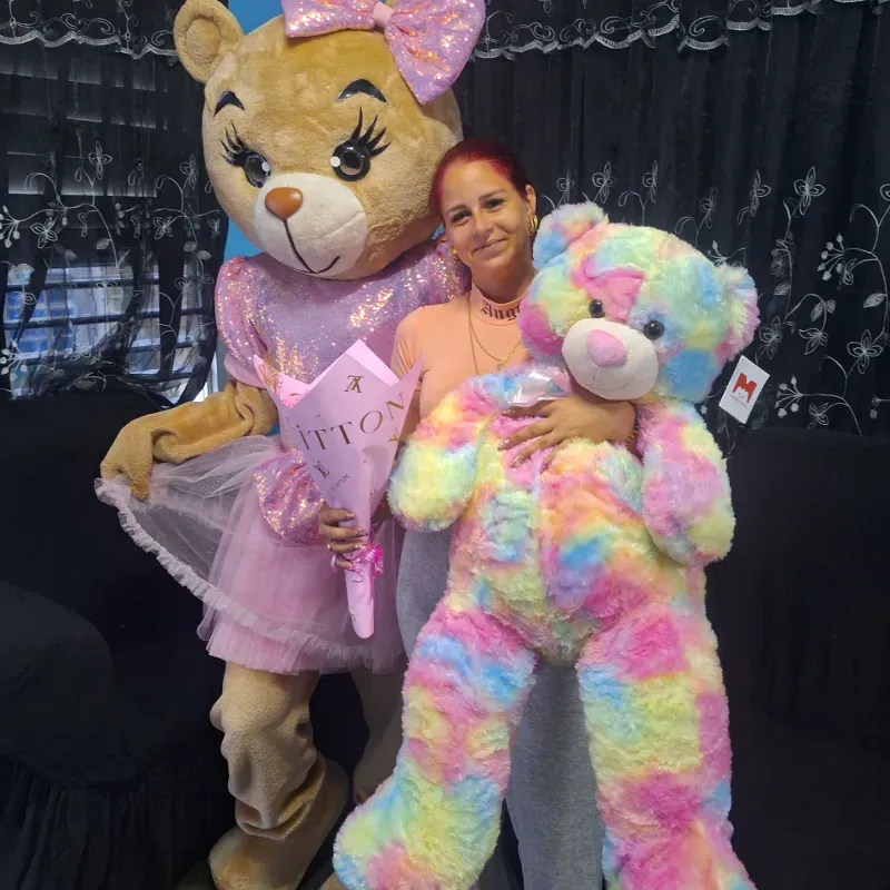 Entrega de peluche extra grande 