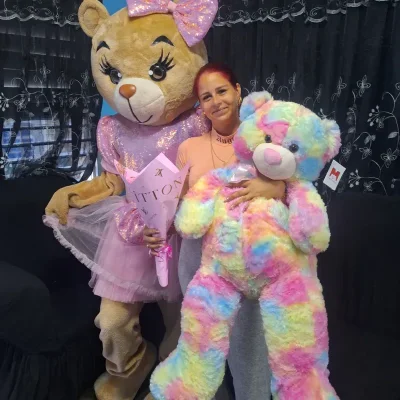 Entrega de peluche extra grande 