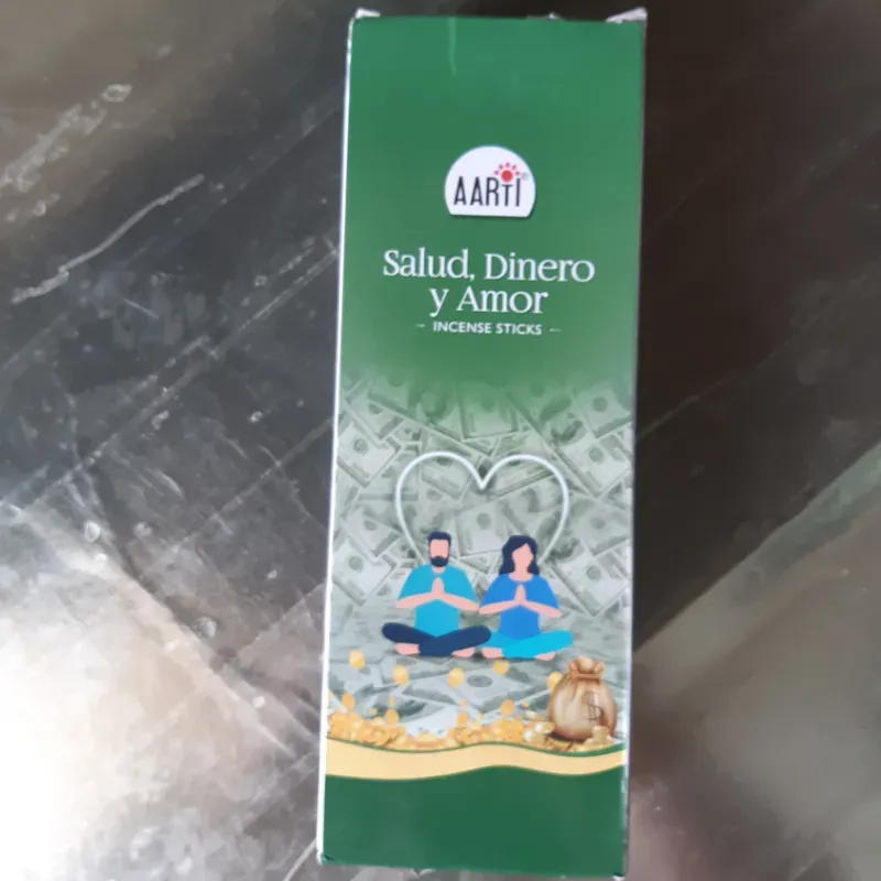 INCIENSO SALUD, DINERO Y AMOR 20 UNIDADES