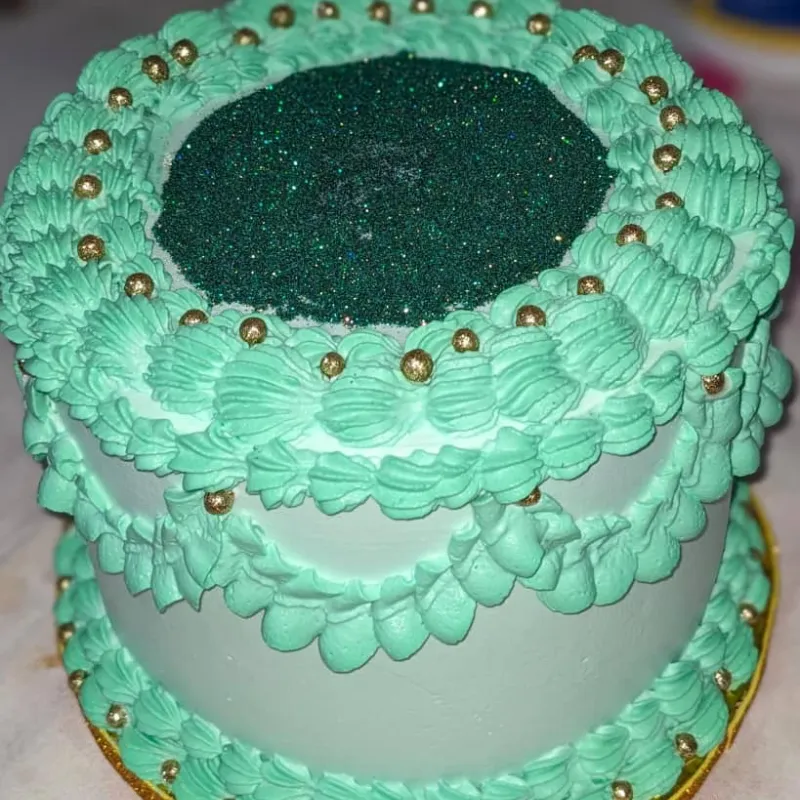 Pastel GlitterCake
