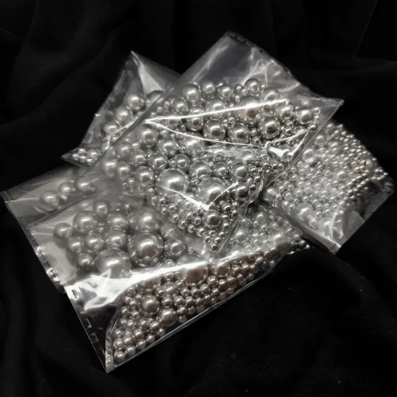 Perlas color plata 50g