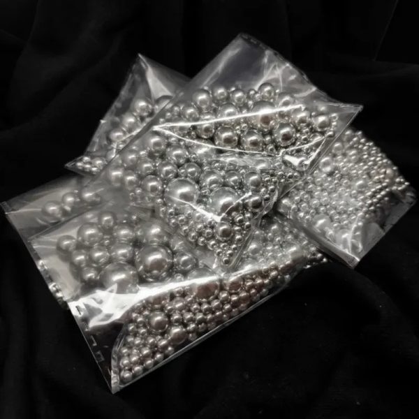 Perlas color plata 50g