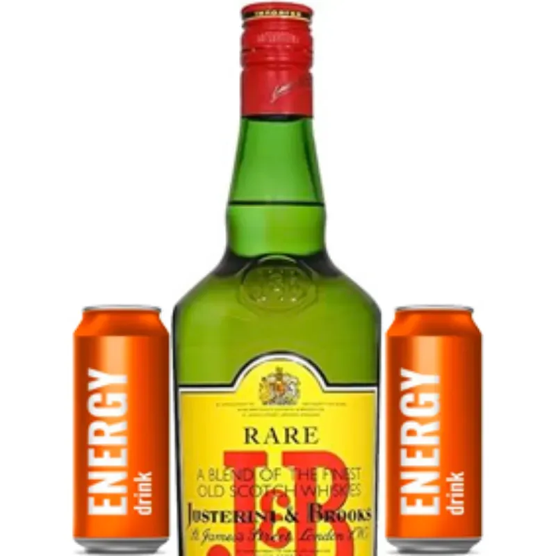 WHISKY J&B + 2 ENERGIZANTES