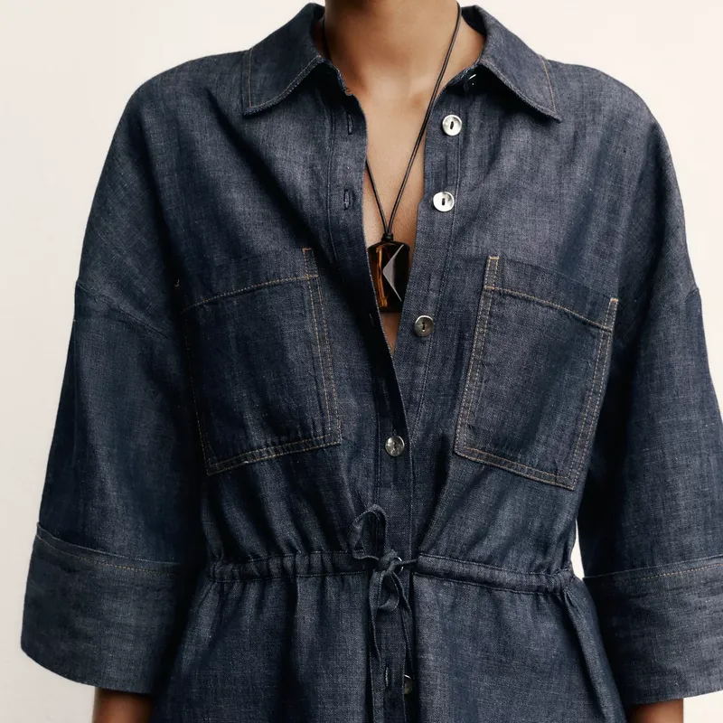 Camisa Conjunto Safari con Lino