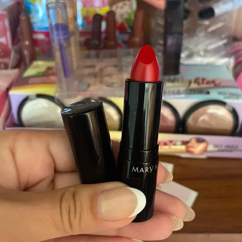 Labial mate rojo