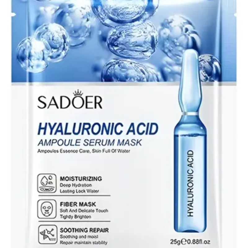 Mascarilla facial de Ácido Hialurónico Sadoer 25g