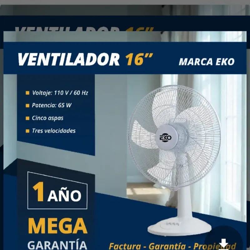 Ventilador de mesa 16 pulgadas EKO
