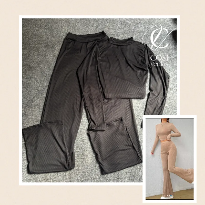 Juego de Pantaloneta y enguatada negra 