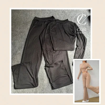 Juego de Pantaloneta y enguatada negra 