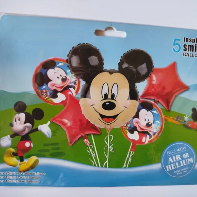 Set de globos de 5 piezas temáticos y de fiesta