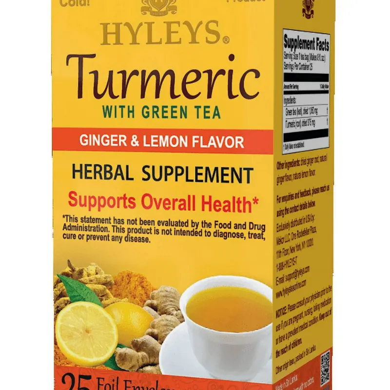 Hyleys Turmeric con Té Verde – 25 Sobres