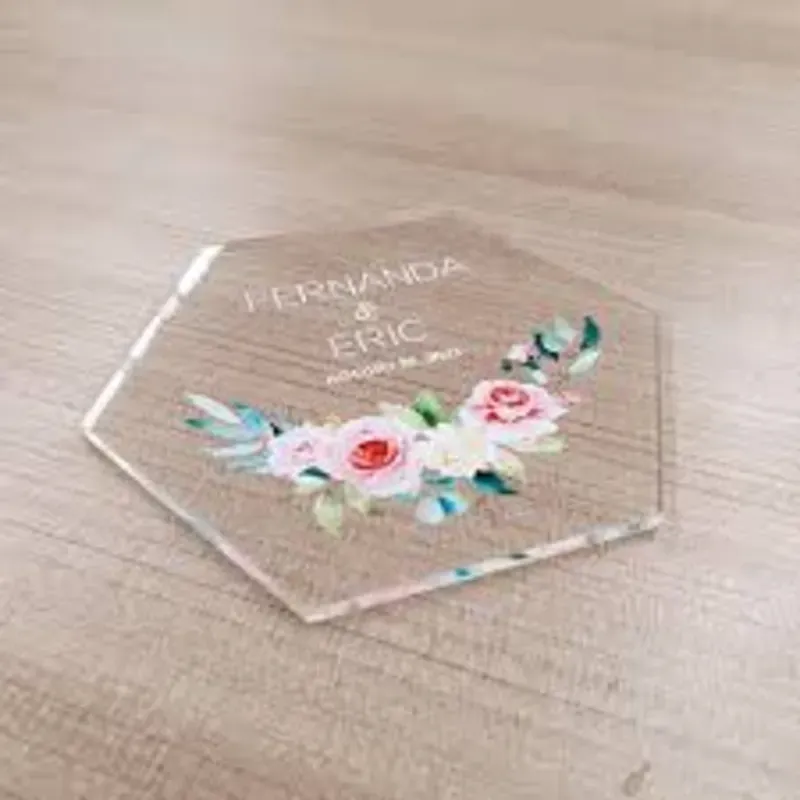 Posavasos de acrílico