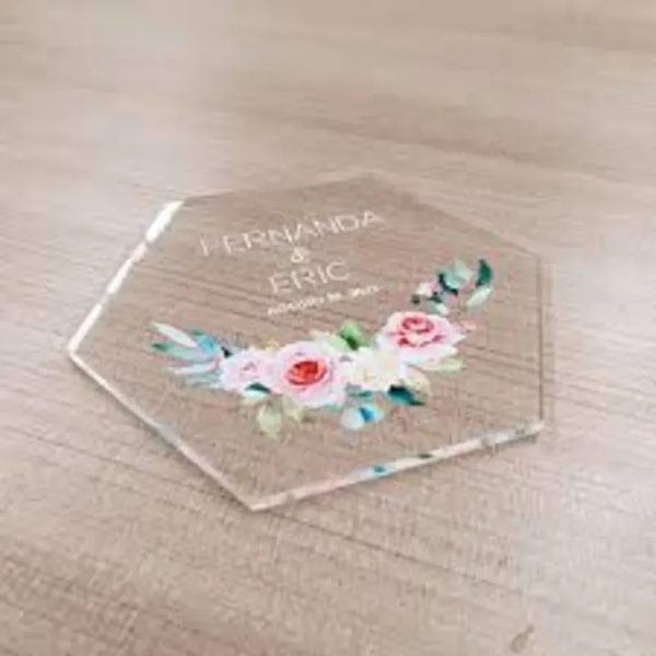 Posavasos de acrílico