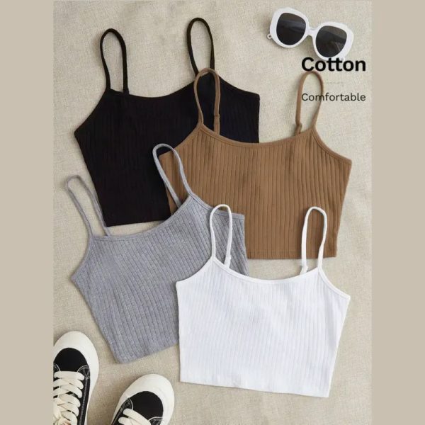 Tops cortos de tirantes